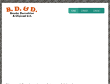 Tablet Screenshot of brankodemolitiondisposal.com